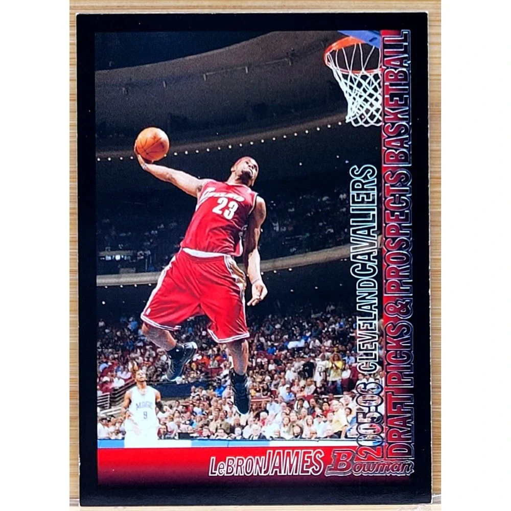 2005-06 BOWMAN DRAFT PICKS & PROSPECTS LEBRON JAMES #23 CAVS LAKERS‎